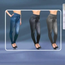 Legginsy stylowane na jeansy zestaw 3 szt. SLIM N LIFT CARESSE
