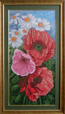 Niskie ceny i wysoka jakość na zestawy do haftowania koralikami «obraz kwiatów»