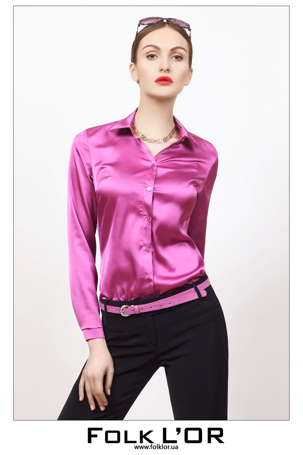 Silk Blouse | Satin blouses, Satin blouse, Beautiful blouses