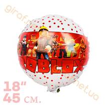 Balon фольгированный jest okrągły 18″, Roblox (Czerwienny).