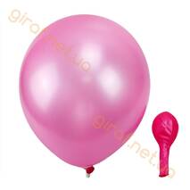 Lateksy balony (chrom), różowy (10″, 1.8 grama)