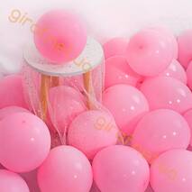 Lateksy balony (макарун), różowy (10″, 2.2 grama)
