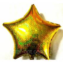 Шар w formie gwiazdy галогенный, złotego koloru