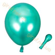 Lateksy balony (chrom), zielony (10″, 1.8 grama)