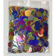 Napełnianie Jaskrawe Confetti są kolorowe 20 mm