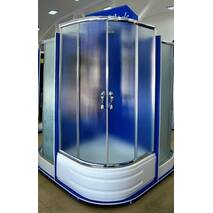 Prysznicowa kabina półokrągła Italian Style Venice V1396EJ 100x100x175 silk screen