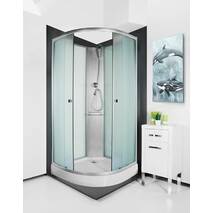 Prysznicowa kabina pełnościenna BADICO SAN 9901 Fabric 90х90х200 z podstawką i syfonem