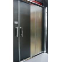 Prysznicowe drzwi 120-185 - F2 SANTEH rozsuwane matowe