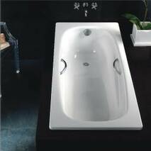 Kąpiel stalowa BLB Lux B75L 170x75 z aluminiowymi rączkami