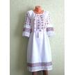 Ukraińska sukienka haftowana   ręcznie. z ażurowej