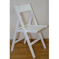 Krzesło składane "Ketrin" (białe)