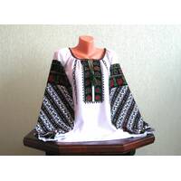 Ukraińska ręcznie haftowana koszula Borshevskaya