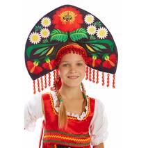 Rosyjski kostium ludowy "Chochłoma"