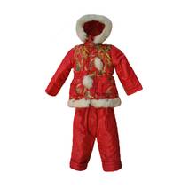 Kostium kurtka+spodnie "Bubon" czerwony 117
