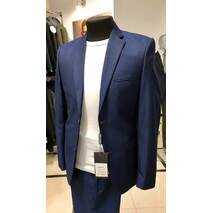 Męski garnitur West - Fashion model A 678 niebieski