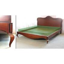 Łóżko drewniane dwuosobowe