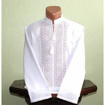 Koszula haftowana męska biała