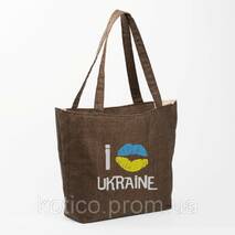 Torebka łódka "I love Ukraine"