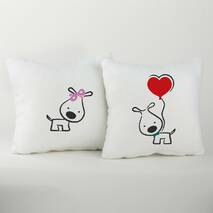 Poduszki dla zakochanych "Miłe szczenięta"