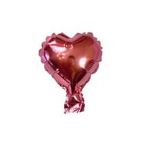 Dekoracyjny balon serce 5″, różowe złoto