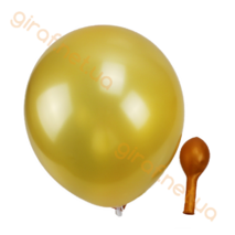 Lateksy balony (metalik), złoto (10″, 2.2 grama)