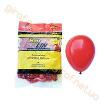 Lateksy balony, янтарь, czerwienny (7″, 1 gram)