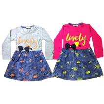 Suknia dla dziewczynki "lovely" na 4-8 lat