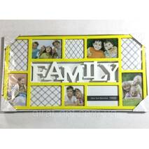 Коллаж jest żółty na 10 foto&apos;"Family" (AM8612)