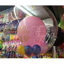 Duży przejrzysty balon Бобо (Bubbles) 36 "  (92 cm)