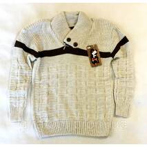 Sweter na chłopaczka 5010 kawowego koloru