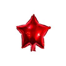 Balon dla decorumu 10″ pod postacią gwiazdy, czerwienny (metalik)
