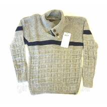 Sweter na chłopaczka 5010 szarego koloru 4-8 lat