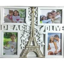 Фоторамка коллаж na 4 foto z pozłotą "Paryż"