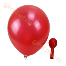 Lateksy balony (metalik), czerwienny (10″, 2.2 grama)