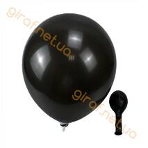 Lateksy balony (metalik), czarny (10″, 2.2 grama)