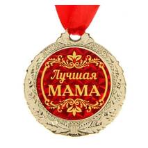 Medal na pocztówce "Lepsza mama"
