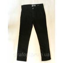 Ciepłe spodnie dżinsy na 9-12 lat czerni