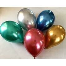 Balon chrom jest bordowy 45 cm