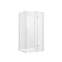 Prysznicowa kwadratowa kabina Pixa 90x90x195 jest przejrzysta ТМ Besco