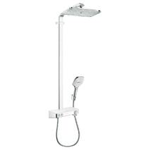 Prysznicowy system dla kąpieli RainDance Select E 360 1jet ST Showerpipe, biały/chrom