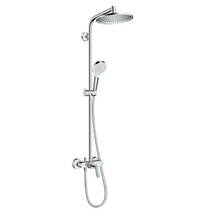 Prysznicowy system dla kąpieli Crometta S 240 1jet Showerpipe z jedendźwignią mieszarką, chrom