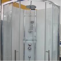 Prysznicowa kabina półokrągła Vilarte Orlando QU - 90 90x90x200 z гидромассажем