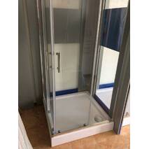Prysznicowa kwadratowa kabina Dusel™ A-513 100х100х190, matowa