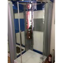 Prysznicowa półokrągła kabina Dusel™ A-1105 90х90х190, przejrzysta