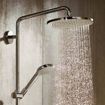 Prysznicowy system dla kąpieli Croma Select 280 Air 1jet Showerpipe z cieplarką, chrom
