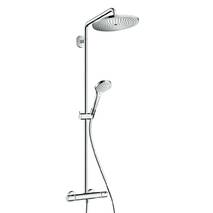 Prysznicowy system dla kąpieli Croma Select 280 Air 1jet Showerpipe z cieplarką, chrom