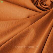 Jednotonowa dekoracyjna tkanka pomarańczowego koloru teflon DRK - 81010