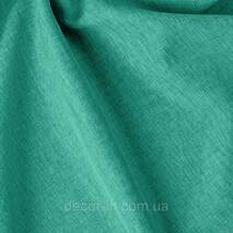 Dekoracyjna jednotonowa tkanka rogoża turkusowego koloru Turcja 300см 84463v20