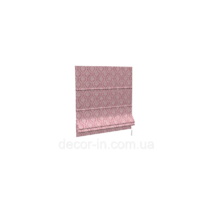 Dekoracyjna tkanka białe wzory na różowym tle Turcja 84584v4