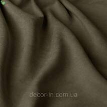 Jednotonowa dekoracyjna tkanka welur jest czekoladowy Turcja 84378v32